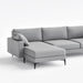 תמונה מזווית מספר 3 של המוצר DIOP | ספה תלת-מושבית מודרנית עם שזלונג