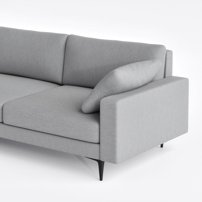 DIOP | ספה תלת-מושבית מודרנית עם שזלונג