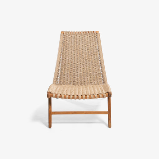 מעבר לעמוד מוצר LAON | כורסא מעץ טיק בשילוב ראטן סינטטי בגוון טבעי