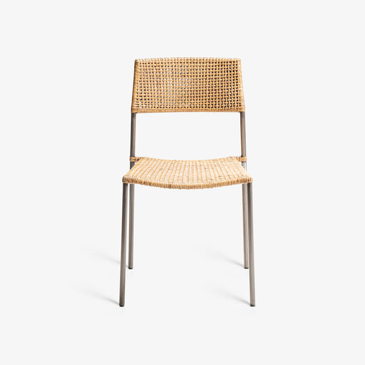 מעבר לעמוד מוצר LUNT | כיסא מעוצב בשילוב ברזל וראטן טבעי