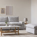 תמונה מזווית מספר 2 של המוצר DOMAIN | ספה רכה ומפנקת לסלון עם הדום תואם