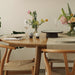 תמונה מזווית מספר 7 של המוצר ROUNDEL | שולחן אוכל עגול מעץ בגוון טבעי