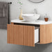 תמונה מזווית מספר 5 של המוצר AFU | ארון אמבט מעוגל וצף, מעוצב בסגנון נורדי