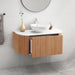 תמונה מזווית מספר 7 של המוצר AFU | ארון אמבט מעוגל וצף, מעוצב בסגנון נורדי