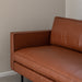 תמונה מזווית מספר 9 של המוצר SHEERAN | ספה תלת-מושבית רכה מרופדת בבד דמוי-עור