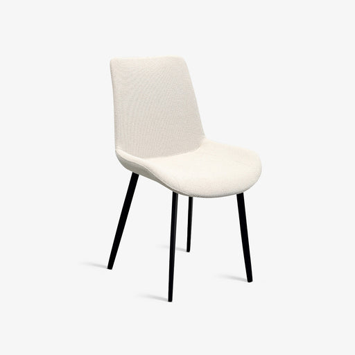 מעבר לעמוד מוצר ADALIA |  כיסא מעוצב מרופד בבד בוקלה