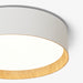 תמונה מזווית מספר 2 של המוצר TRINIKA | מנורה צמודת תקרה בשילוב עץ