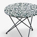 תמונה מזווית מספר 5 של המוצר KORO | שולחן צד עגול משיש טרצו בשילוב רגלי ברזל מעוצבות