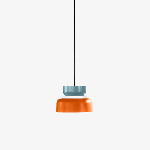 מעבר לעמוד מוצר VITRIM | מנורת תליה מודרנית בגווני כתום לבן ותכלת
