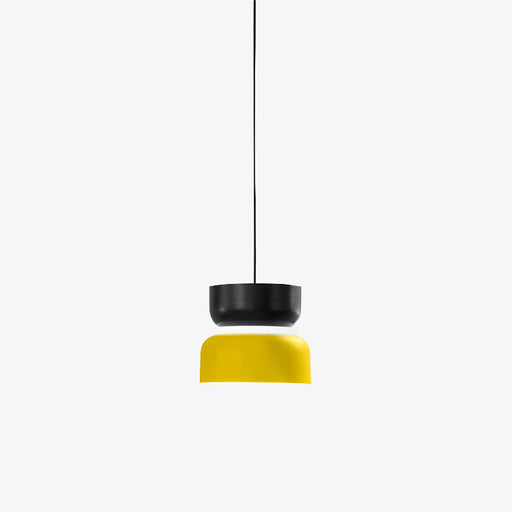 מעבר לעמוד מוצר VITROM | מנורת תליה מודרנית בגווני צהוב, לבן ואפור