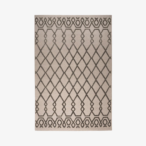 מעבר לעמוד מוצר ADITO | שטיח אתני בגווני בז' ואפור