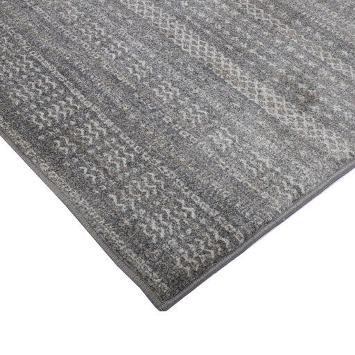 מעבר לעמוד מוצר CAEL | שטיח בסגנון שבטי בגווני אפור