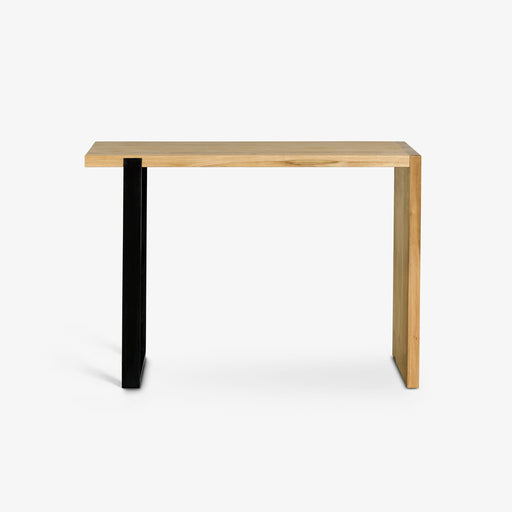 מעבר לעמוד מוצר KUMIKO | שולחן בר מעץ מלא בשילוב ברזל