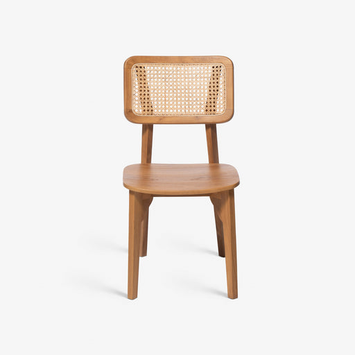 מעבר לעמוד מוצר ARNE | כיסא בוהו שיק בשילוב ראטן קלוע בגוון טבעי