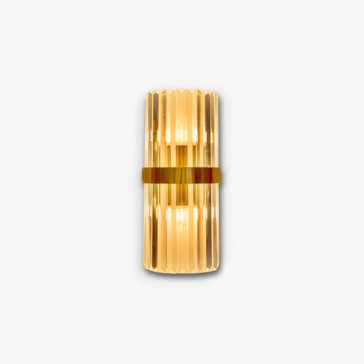 מעבר לעמוד מוצר KARY | מנורת קיר מעוצבת מקריסטל בשילוב זהב