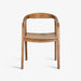 תמונה מזווית מספר 2 של המוצר MARTEN | כיסא כפרי מינימליסטי מעץ טיק מלא