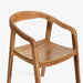 תמונה מזווית מספר 3 של המוצר MARTEN | כיסא כפרי מינימליסטי מעץ טיק מלא