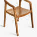 תמונה מזווית מספר 4 של המוצר MARTEN | כיסא כפרי מינימליסטי מעץ טיק מלא