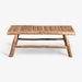תמונה מזווית מספר 2 של המוצר NAOMI | שולחן גן כפרי מעץ טיק