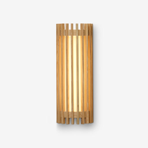 מעבר לעמוד מוצר LLAMZO | מנורת קיר עשויה לייסטים מעץ