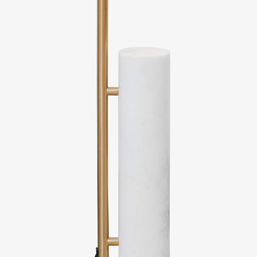 מעבר לעמוד מוצר SIGRID | מנורת עמידה מודרנית משולבת שיש וגוון זהב