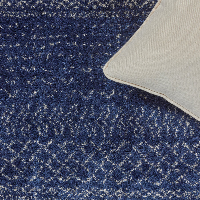 COJO | שטיח מעוצב בגווני כחול-לבן