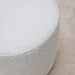 תמונה מזווית מספר 3 של המוצר SALINAS | הדום עגול מרופד בבד בוקלה