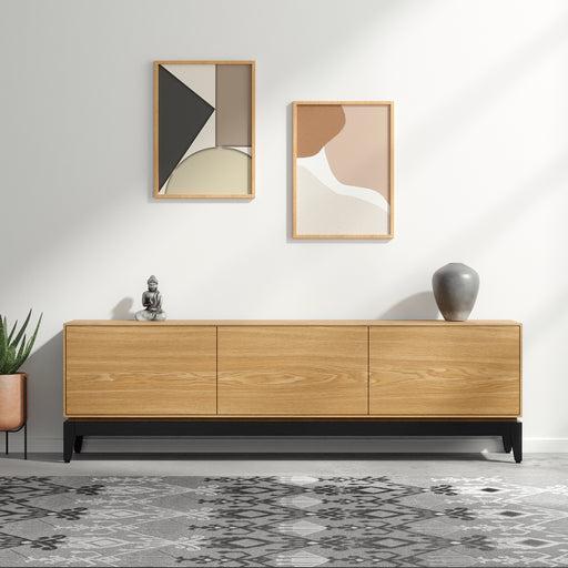 מעבר לעמוד מוצר VILAM | מזנון לסלון מעץ בצבע אלון טבעי