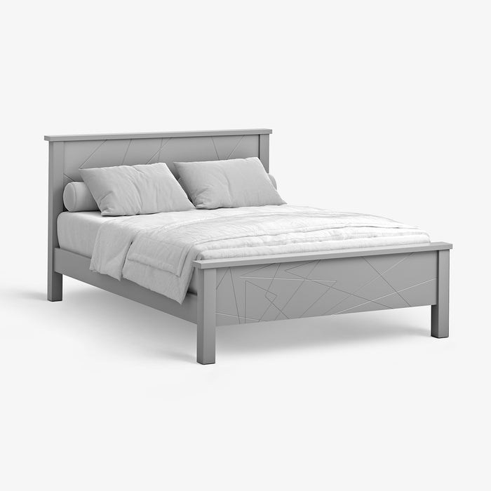 BREDA | מיטה מודרנית מעץ מלא