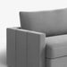 תמונה מזווית מספר 2 של המוצר CUPPANA | כורסא מודרנית עם תפרים דקורטיביים
