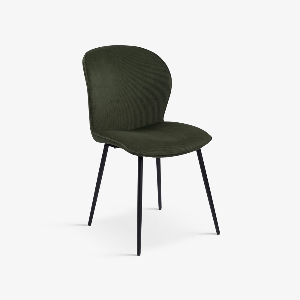 HIP |  כיסא מודרני מרופד בבד קורדרוי - KUALA