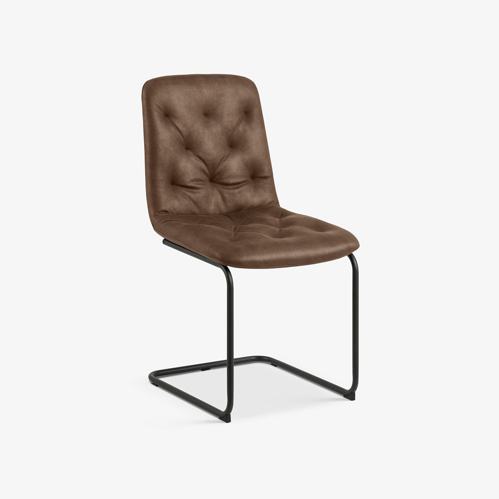 MAXIMUS | כיסא וינטאג' מרופד בבד דמוי עור - KUALA