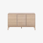 GENIE | שידת אחסון מעץ, עם מדפים סגורים