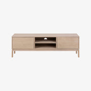 LUMIERE | מזנון ג'פנדי מעץ, עם מדפים פתוחים וסגורים - KUALA