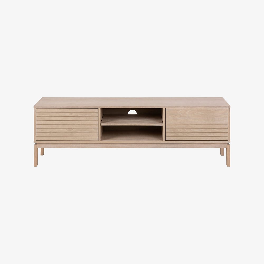 LUMIERE | מזנון ג'פנדי מעץ, עם מדפים פתוחים וסגורים