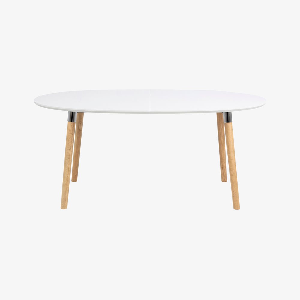 TAO | שולחן אוכל אובלי 170/100 ס"מ, נפתח ל- 270 ס"מ עד 12 סועדים - KUALA