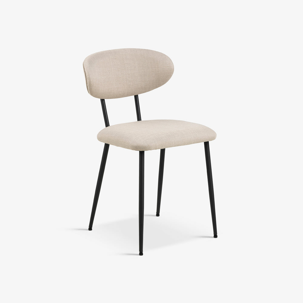 TORUS | כיסא מינמליסטי מרופד בבד אריג - KUALA