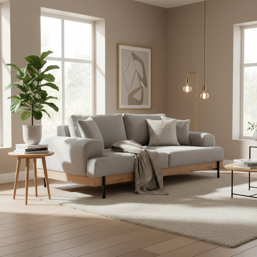 RIANNE | ספה דו מושבית כפרית ברוחב 220 ס"מ