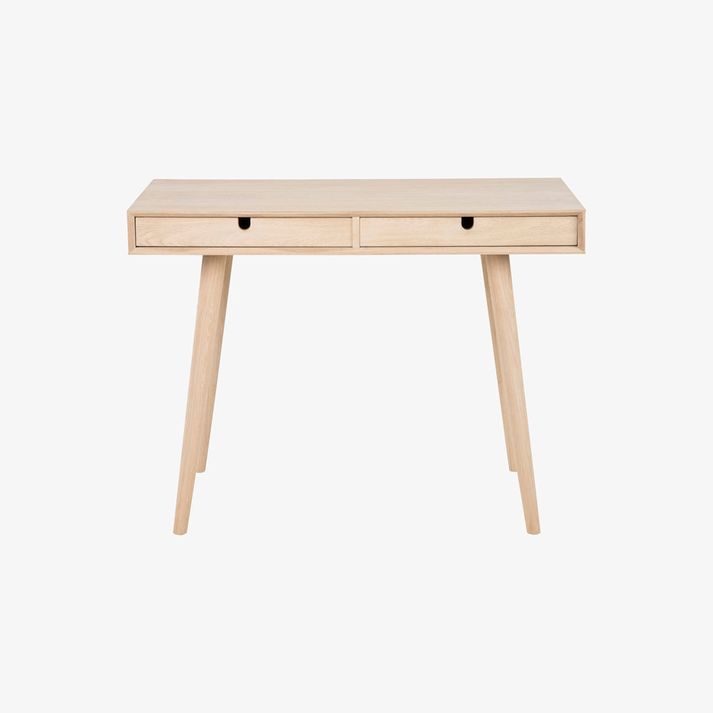 KENT | שולחן עבודה נורדי מעץ עם שתי מגירות - KUALA