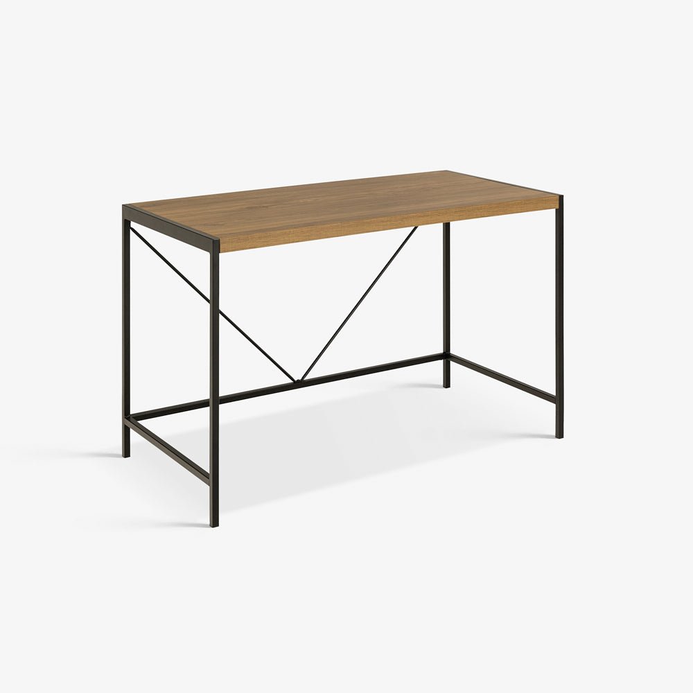 TOSHIRO | שולחן עבודה ממלמין ומתכת, 120 ס"מ