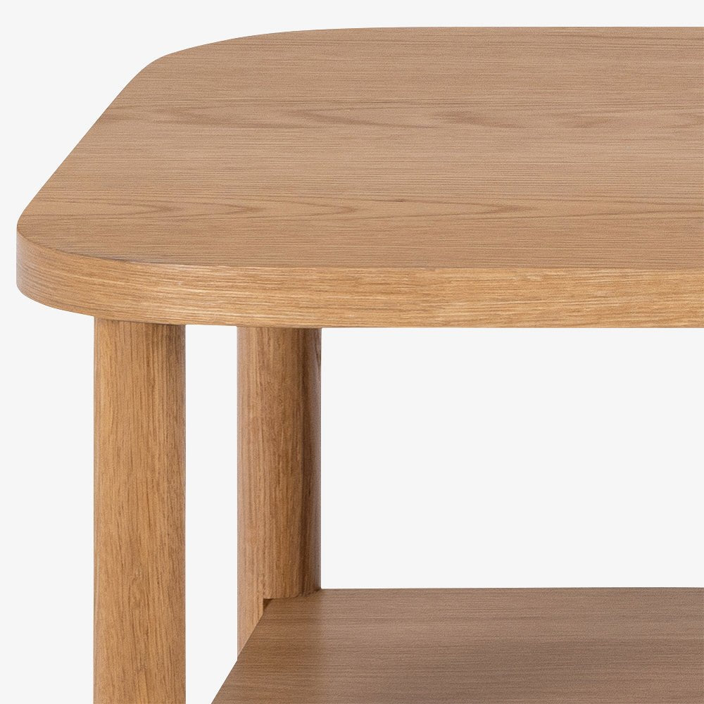 YUTO | שולחן סלון מלבני מעץ, 150/50 ס"מ