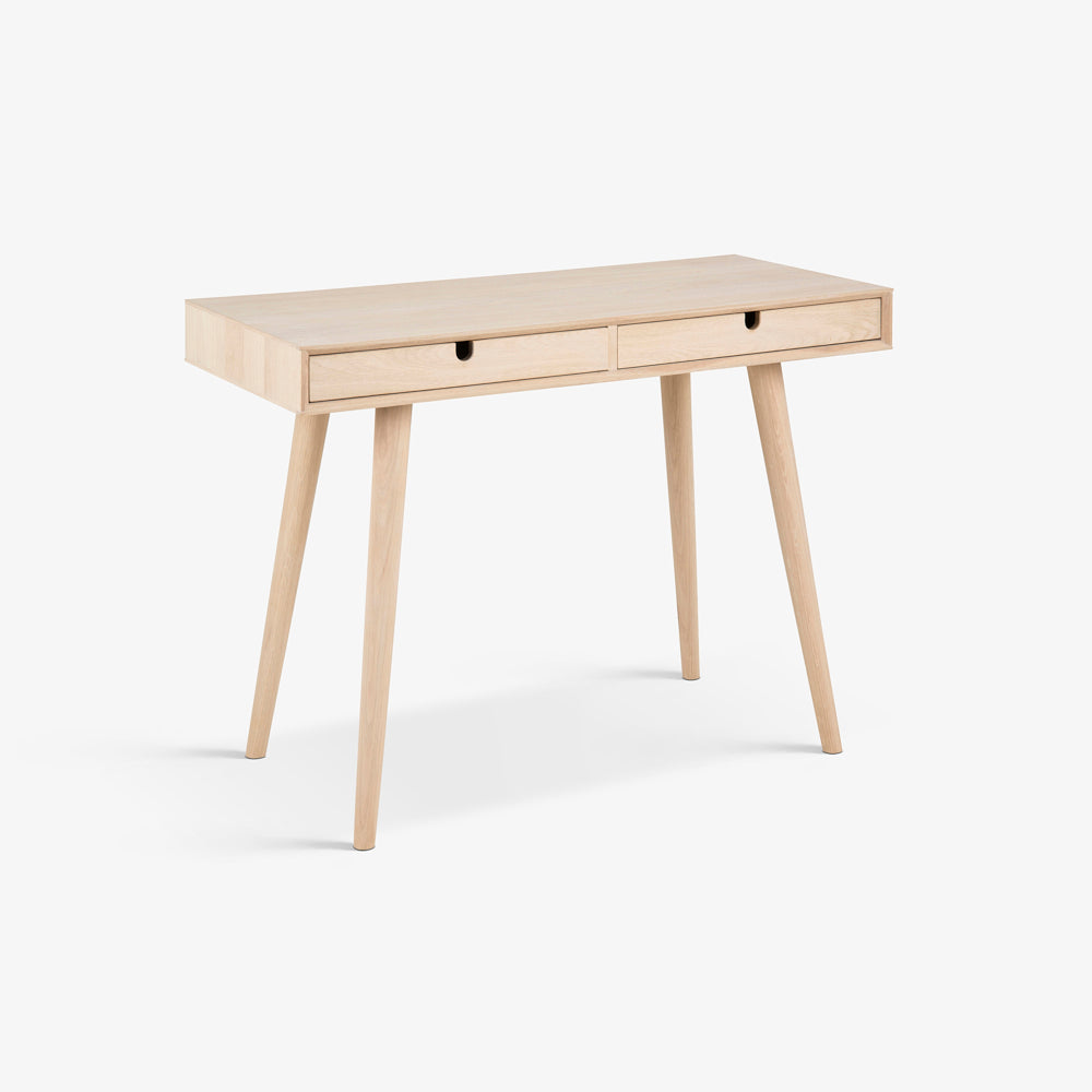 KENT | שולחן עבודה נורדי מעץ עם שתי מגירות - KUALA