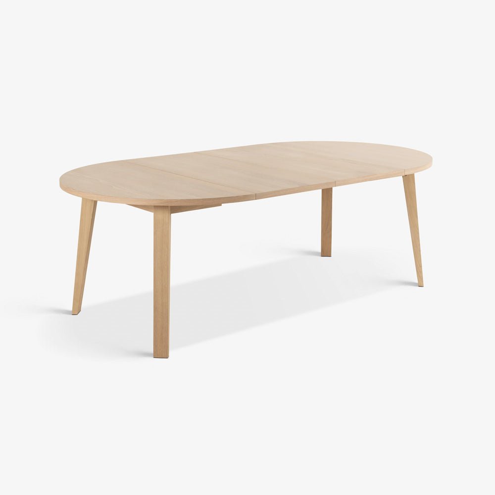 WENA | שולחן אוכל עגול קוטר 120 ס"מ, נפתח ל-220 ס"מ עד 10 סועדים