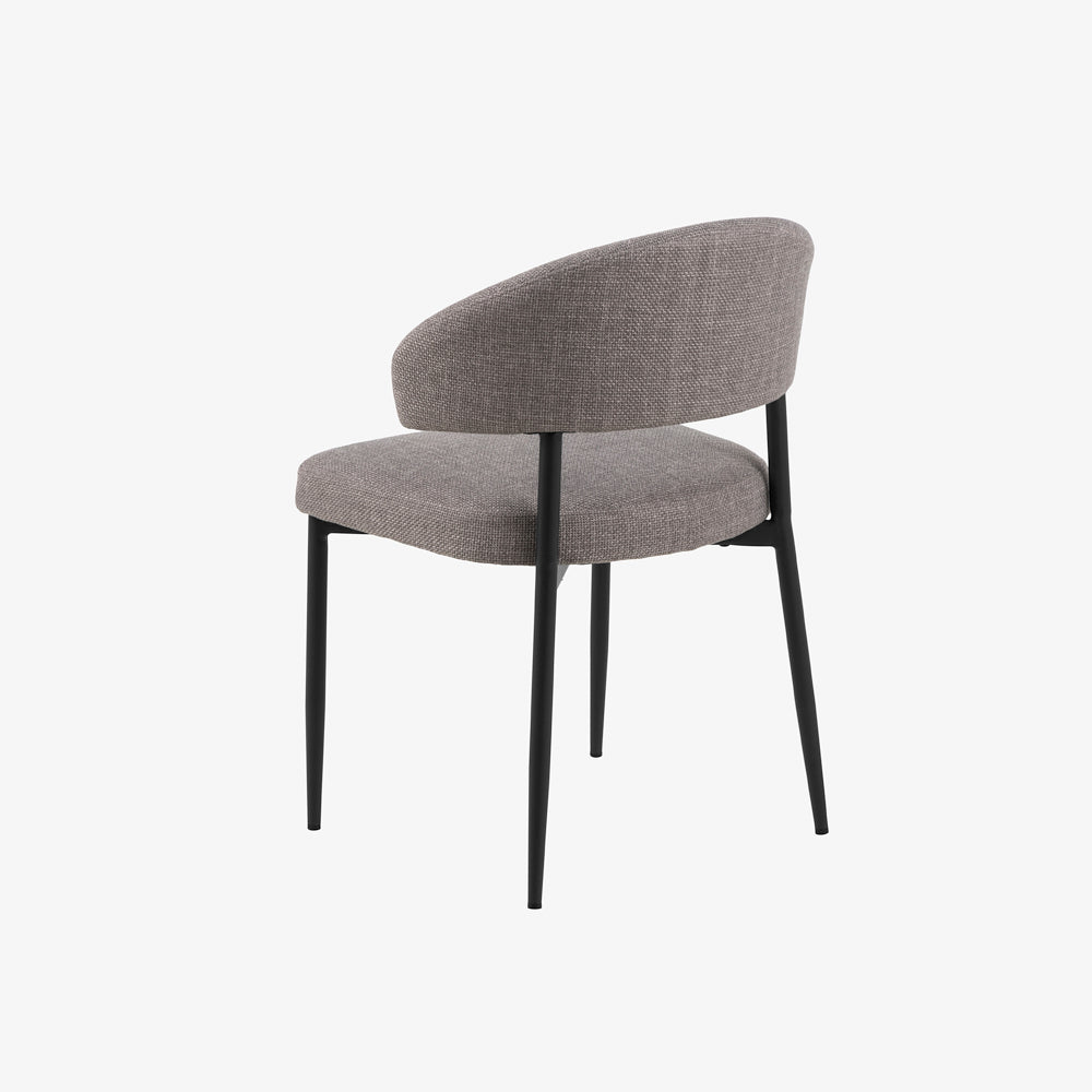 DECAGON | כיסא מודרני מרופד עם גב מעוגל - KUALA