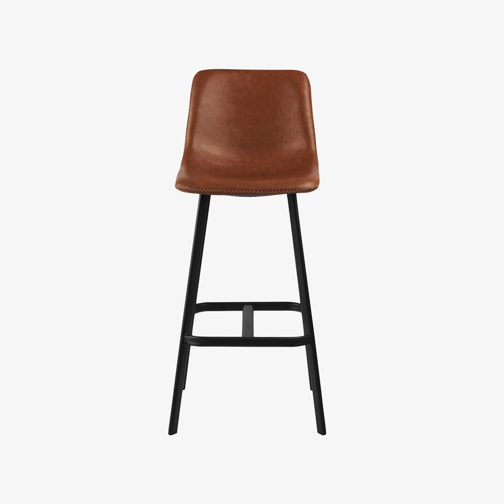 KWAITO | כיסא בר מודרני מרופד בבד דמוי עור - KUALA