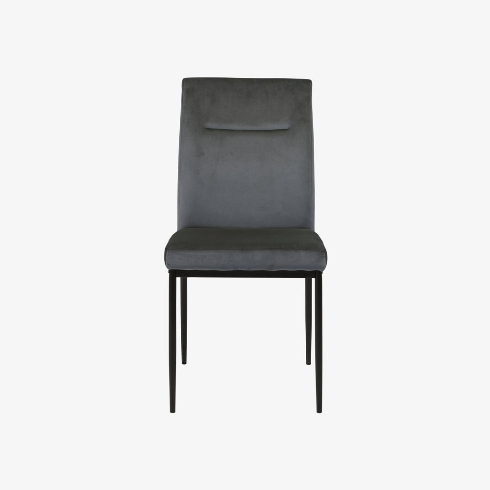 YANTI | כיסא מודרני מרופד בבד קטיפתי - KUALA