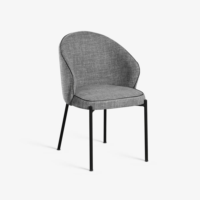 BADR | כיסא מרופד מעוצב בסגנון מודרני
