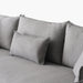 תמונה מזווית מספר 5 של המוצר CHARLOTTE | ספה חד-מושבית אפורה לסלון בבד אריג רחיץ