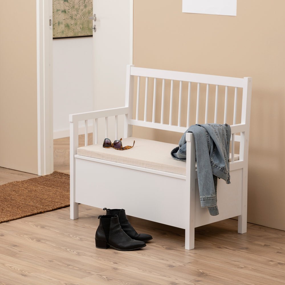 NAOKI | ספסל אחסון כפרי מעץ - KUALA