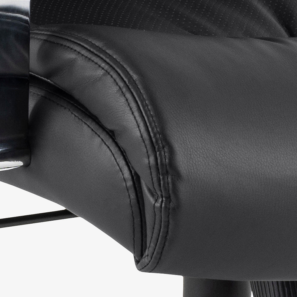 RUI | כורסת מנהלים מרופדת בבד דמוי עור - KUALA